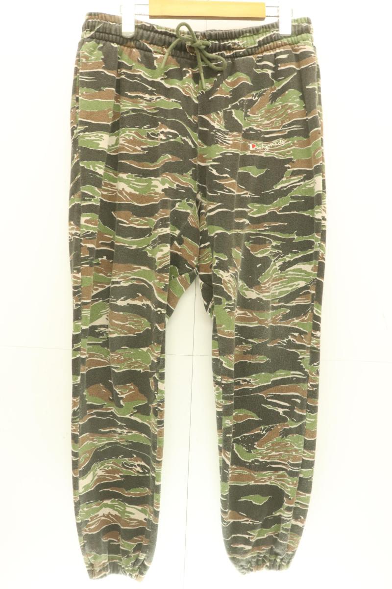 【中古】 READYMADE メンズスウェットパンツ L スウェットパンツ READYMADE L 黒 ブラック 茶 ブラウン カーキ 迷彩 カモフラージュ
