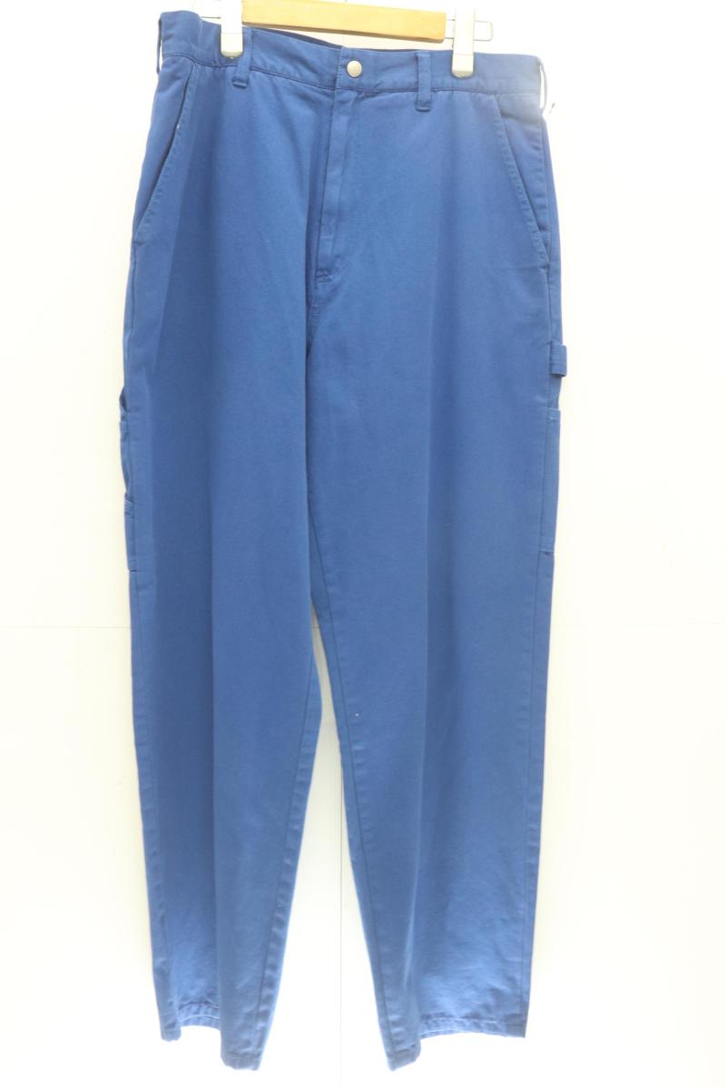 【中古】 SMITHS AMERICAN メンズペインターパンツ L LES HALLES painter SMITHS AMERICAN L 青 ブルー 無地