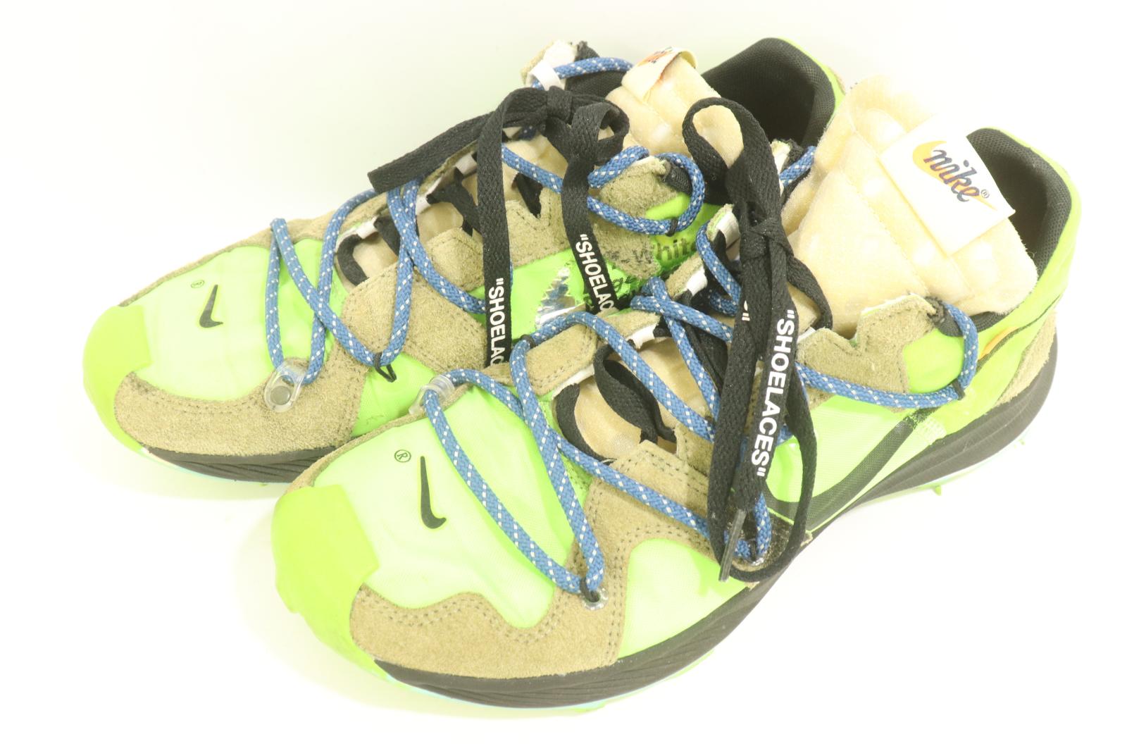【中古】 NIKE メンズスニーカー 27 Air Zoom Terra Kiger 5 OW NIKE 27 緑 グリーン ロゴ