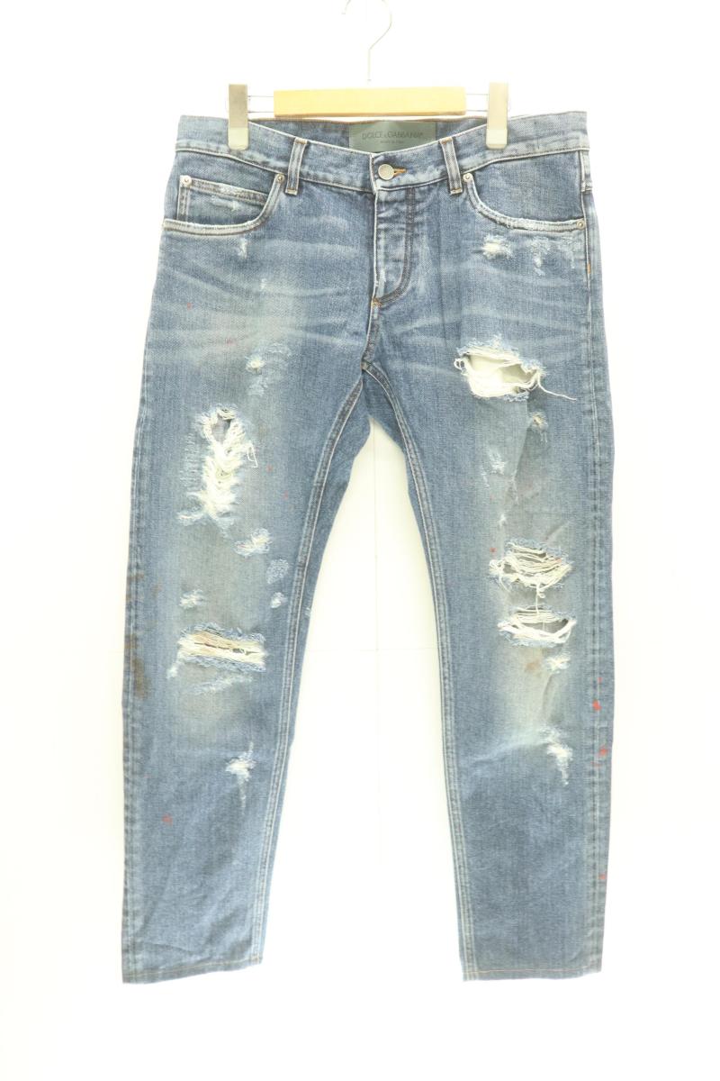 極美品 DOLCE&GABBANA ドルチェ&ガッバーナ パンツ 44 楽天市場】DOLCE&GABBANA ドルチェ&ガッバーナ パンツ USED ダメージ