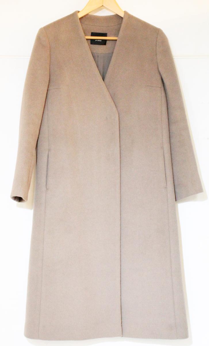 【中古】 VERMEIL par iena レディース厚地の外套 38 VERMEIL par iena/百貨店アンゴラビーバーV素っ首厚地の外套/38/ベージュ 色ざし/18-020-938-1040-4-0