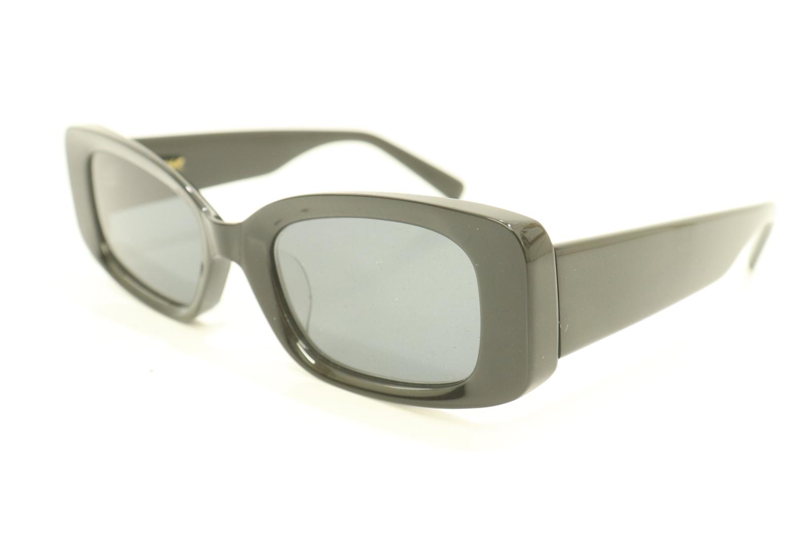 【中古】 A.D.S.R. メンズサングラス -- ABI 01 Shiny BLACK A.D.S.R. -- 黒 ブラック 無地
