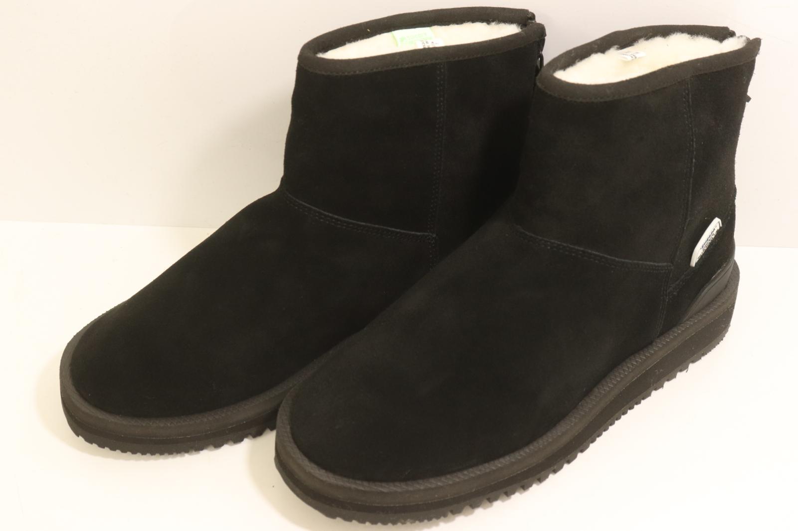 【中古】 suicoke レディースブーツ 23 ムートンブーツ suicoke 23 黒 ブラック 無地 7,319円