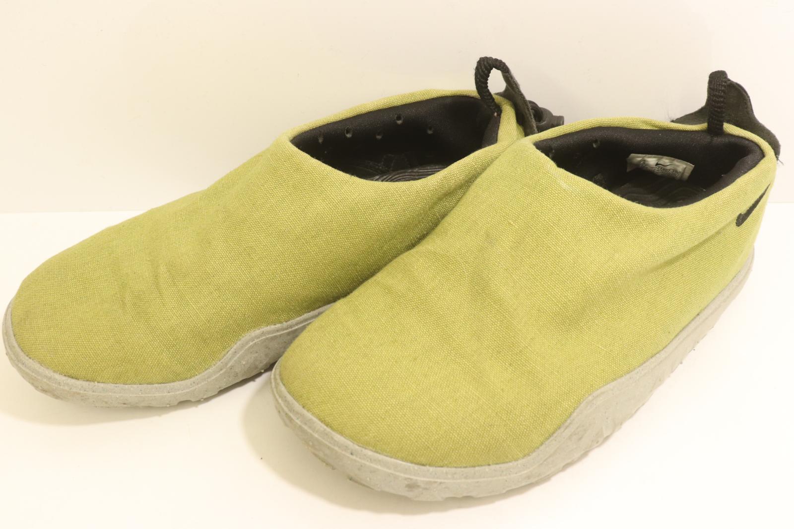 【中古】 NIKE メンズスニーカー 25.5cm ACG MOC MOSS NIKE 25.5cm 緑 グリーン ロゴ