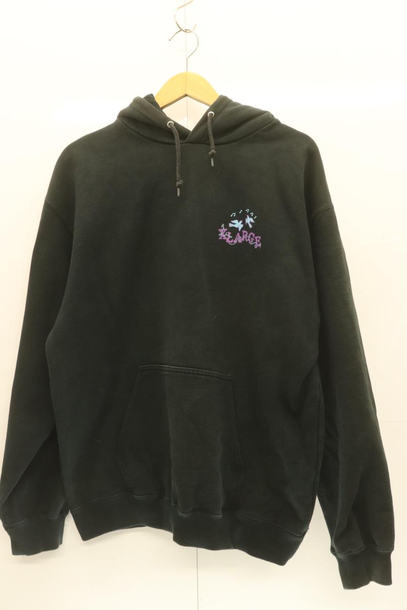 【中古】 X-LARGE メンズパーカー L DAY DREAM PULLOVER HOODED SWEAT X-LARGE L 黒 ブラック プリント