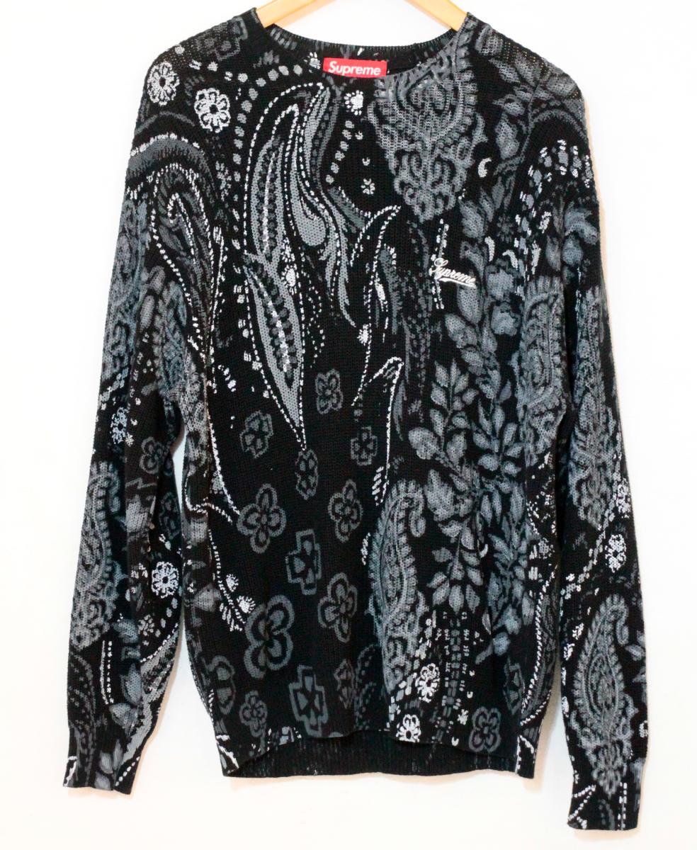 楽天市場】Supreme 24ss Printed Paisley Sweater Size-M シュプリーム
