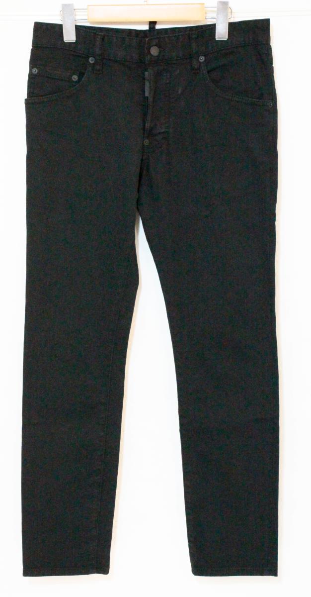 【中古】 DSQUARED2 メンズデニムパンツ 46 DSQUARED2/21AW/BLACK BULL/デニムパンツ/46/黒 ブラック/s74lb0941s39781