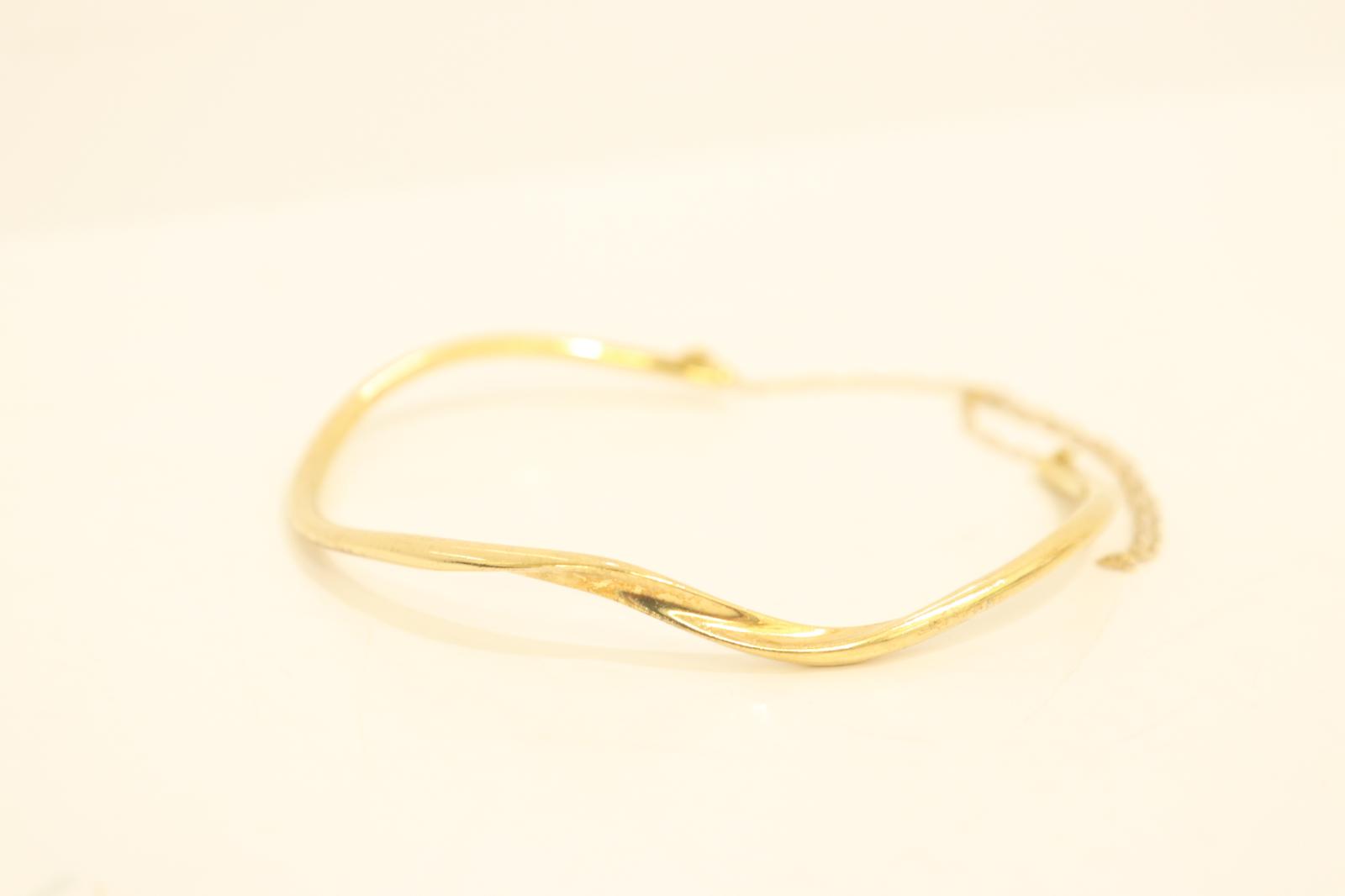 【中古】 ete レディースバングル -- 925 レイヤードバングル ete -- 金 ゴールド