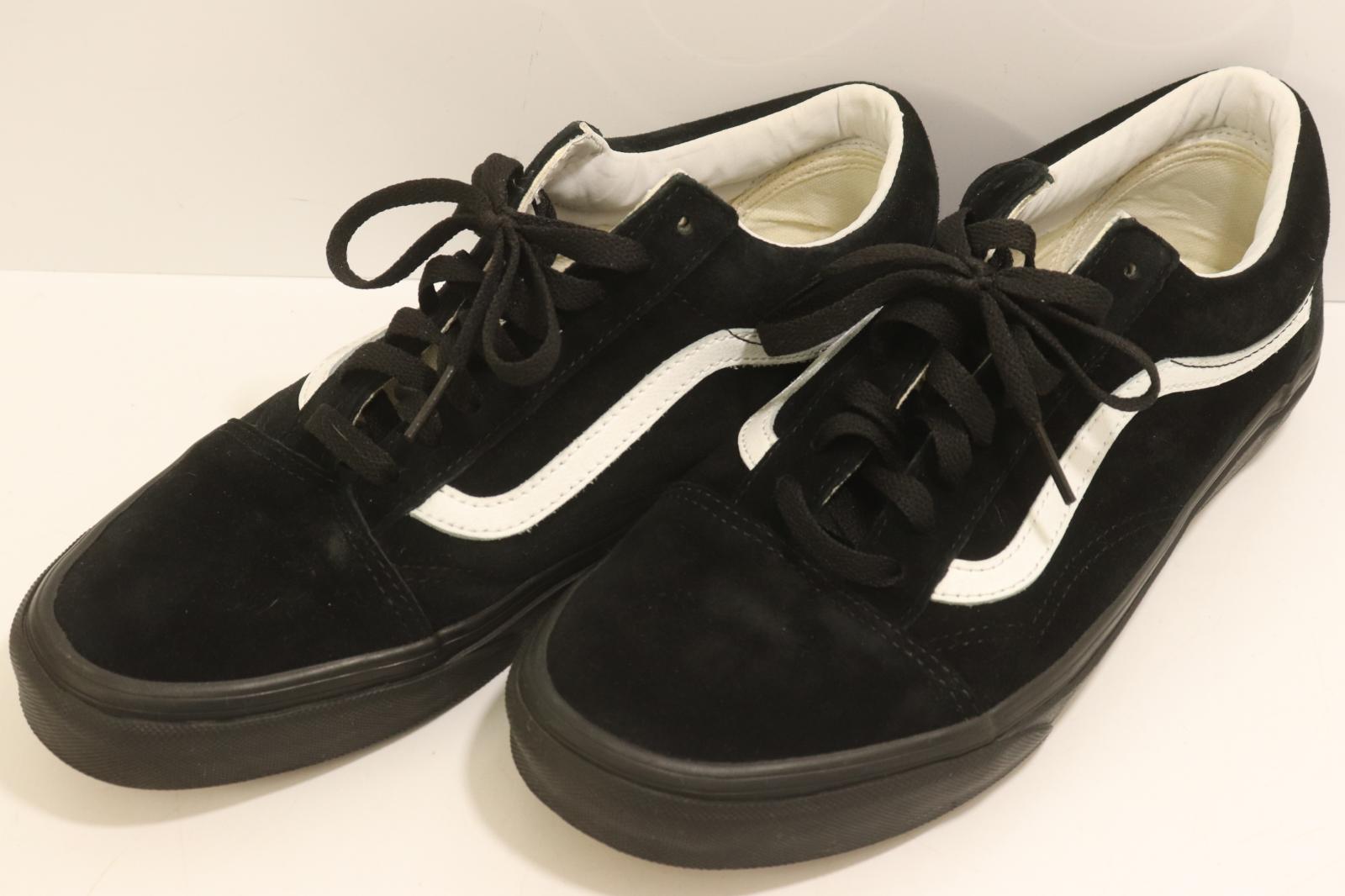 【中古】 VANS メンズスニーカー 26.5cm OLDSKOOL SUEDE VANS 26.5cm 黒 ブラック