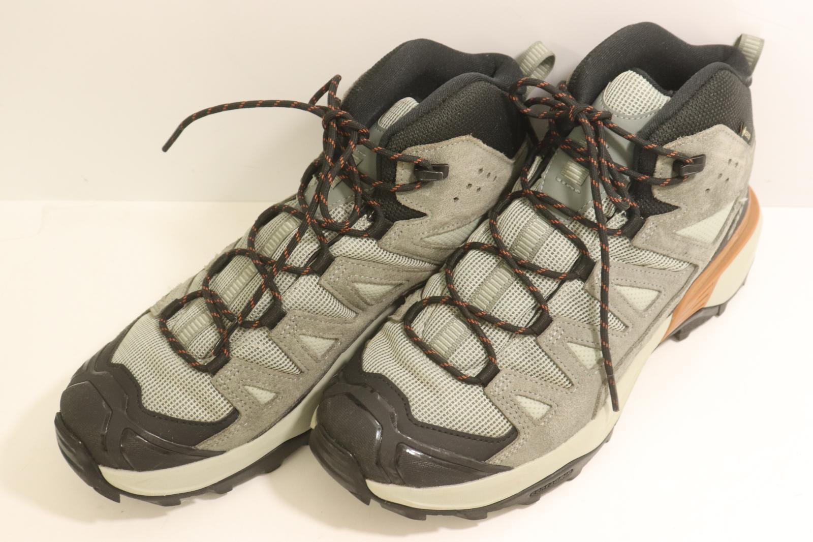 【中古】 SALOMON メンズスニーカー 27 X ULTRA 360 LTR MID SALOMON 27 薄墨色 灰 ロゴタイプ