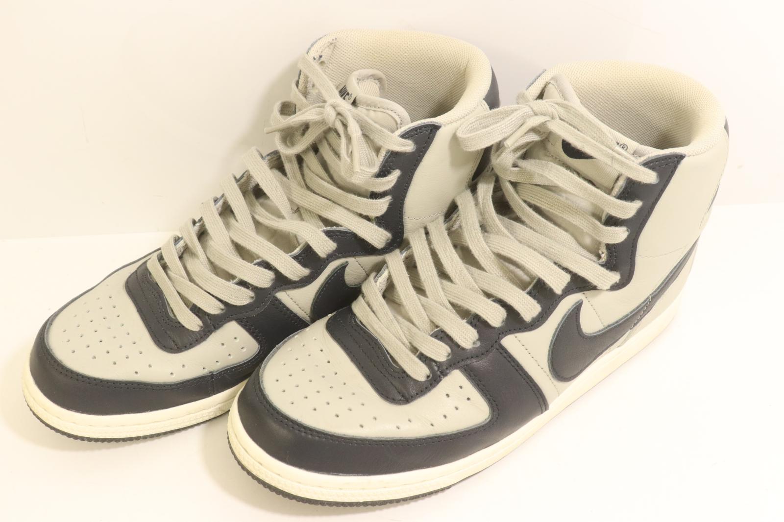 【中古】 NIKE メンズスニーカー 26糎 TERMINATOR HIGH GRANITE NIKE 26糎 薄墨色 灰 紺 米国海軍