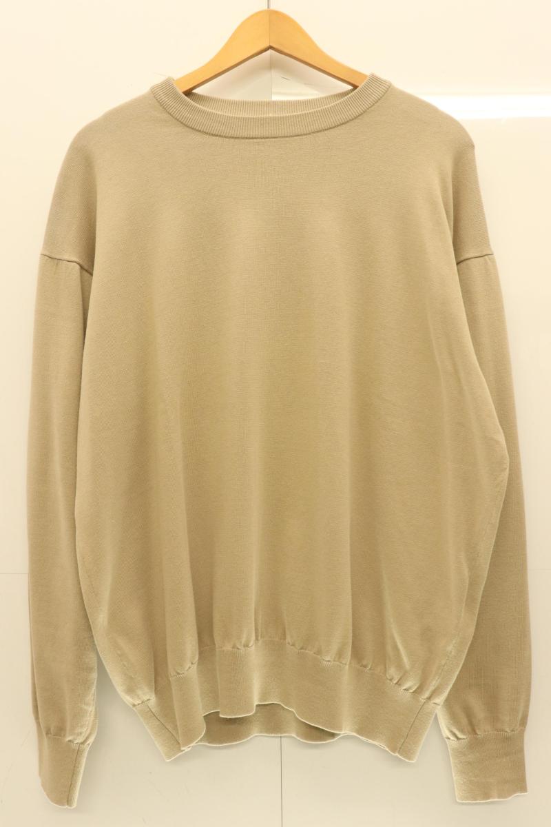 【中古】 SOPHNET. メンズ編み物 ティーシャツ M 編み物 ティーシャツ SOPHNET. M ベージュ 色ざし 無地