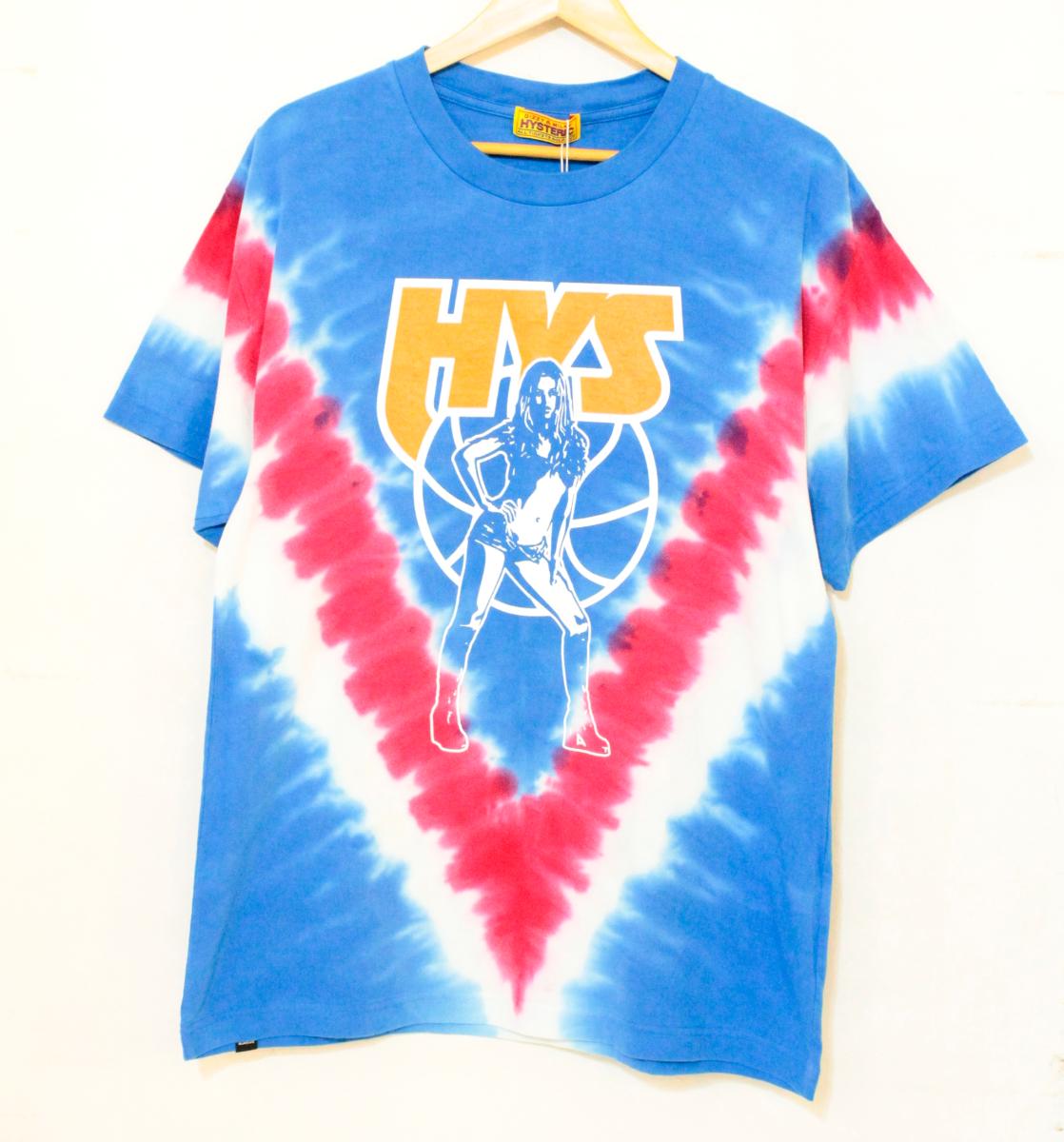 【中古】 HYSTERIC GLAMOUR レディースプルオーバー F HYSTERIC GLAMOUR/HYS MAKE IT オーバーサイズタイダイプルオーバー/F/青 青み/01261CT10970