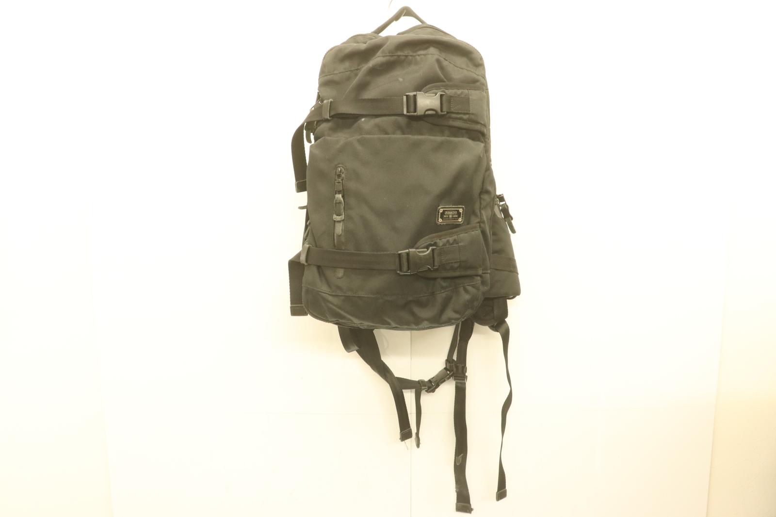 【中古】 AS2OV メンズリュック バックパック -- CORDURA DOBBY 305D 3WAY BACK PACK AS2OV -- 黒 ブラック ロゴ|Style(ブランド古着のスタイル)