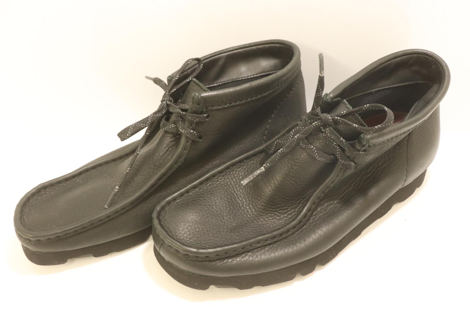 【中古】 clarks メンズブーツ US11 GORE-TEX  Wallabee ブーツ clarks US11 黒 黒いこと 無地