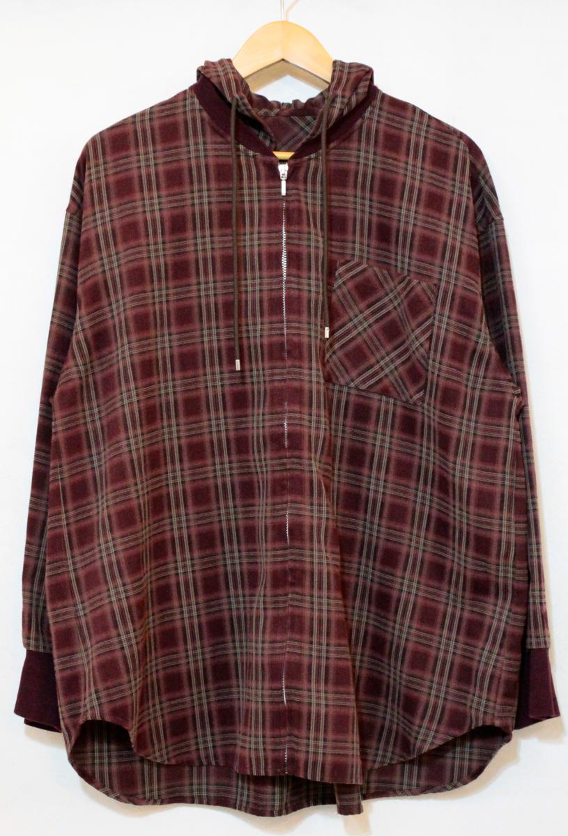 【中古】 AMERI レディースジップパーカー F AMERI/ZIP HOODIE SHIRT/ジップパーカー/F/茶 赤銅色/照合のしるし/0225204910380