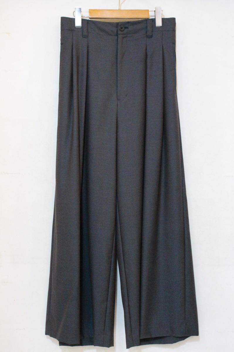 【中古】 MAISON SPECIAL メンズズボン下 2 MAISON SPECIAL/4 Colors Chambray Washable Wool Baggy Wide Pants/ズボン下/2/11242461213