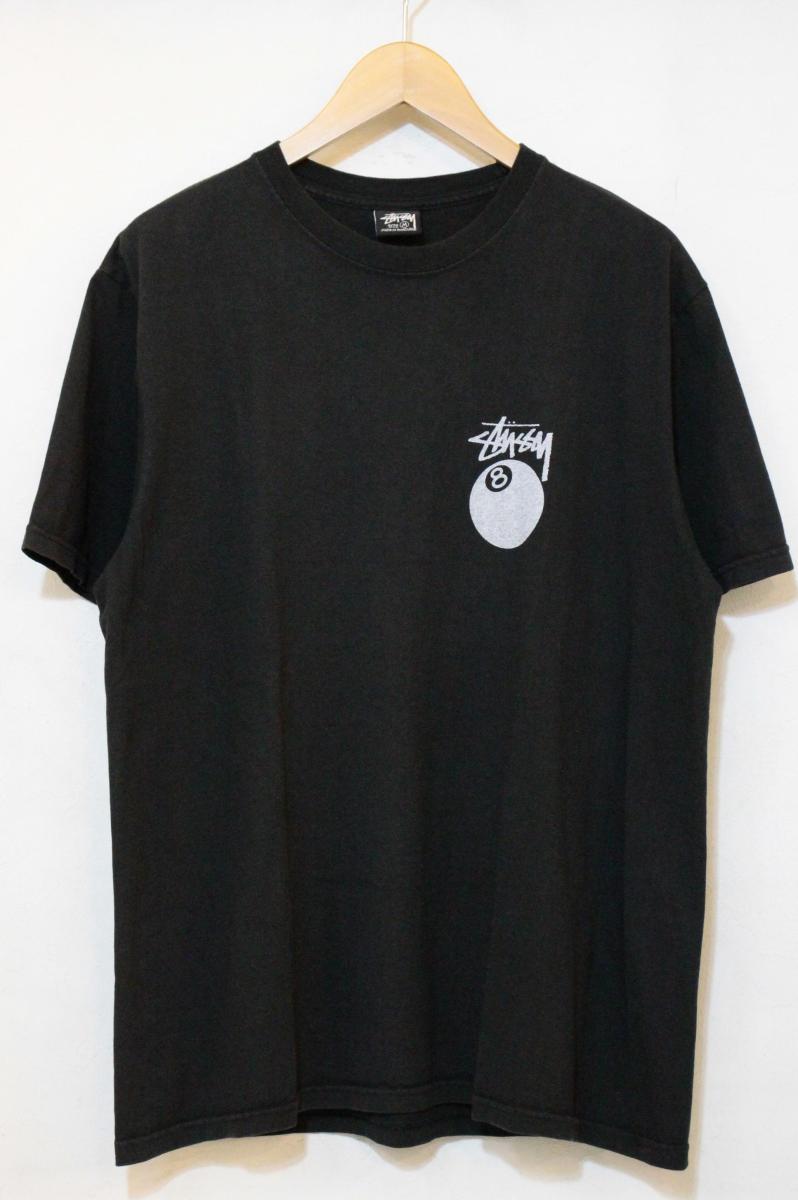 【中古】 STUSSY メンズティーシャツ M STUSSY/8どんぶり鉢/ティーシャツ/M/黒 黒いこと/刷り上げる