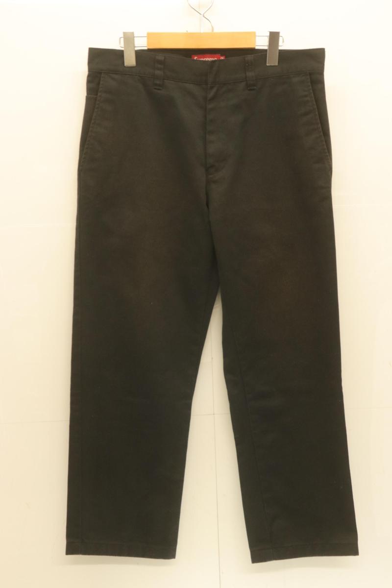 【中古】 Supreme メンズズボン下 32 細工物ズボン下 Supreme 32 黒 黒いこと 無地