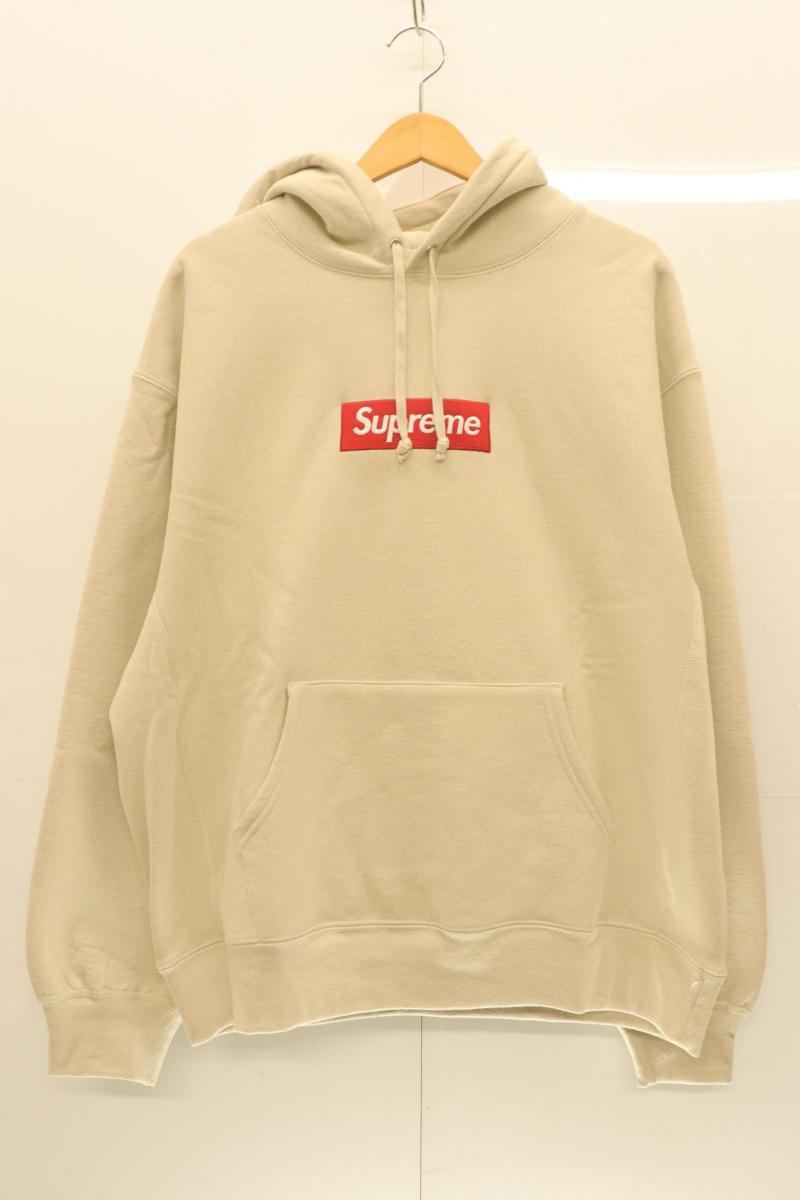 【中古】 Supreme メンズパーカー L 24AW Box Logo Hooded Sweatshirt  Supreme L ベージュ 色つや ロゴタイプ