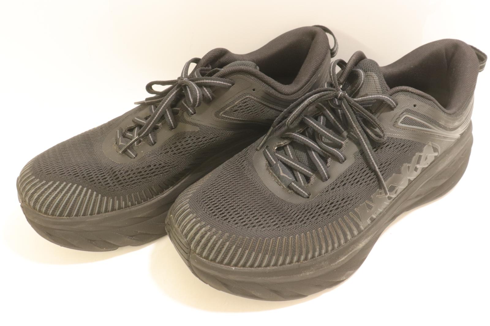 【中古】 HOKA ONEONE メンズスニーカー 28 F27220E スニーカー HOKA ONEONE 28 黒 黒いこと ロゴタイプ