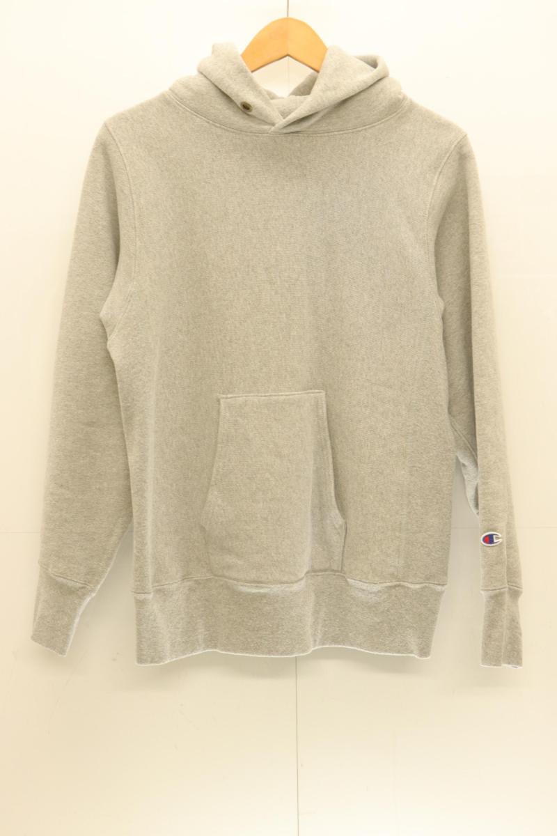 【中古】 CHAMPION メンズパーカー S USA製 REVRSEWAVE パーカー CHAMPION S 薄墨色 灰