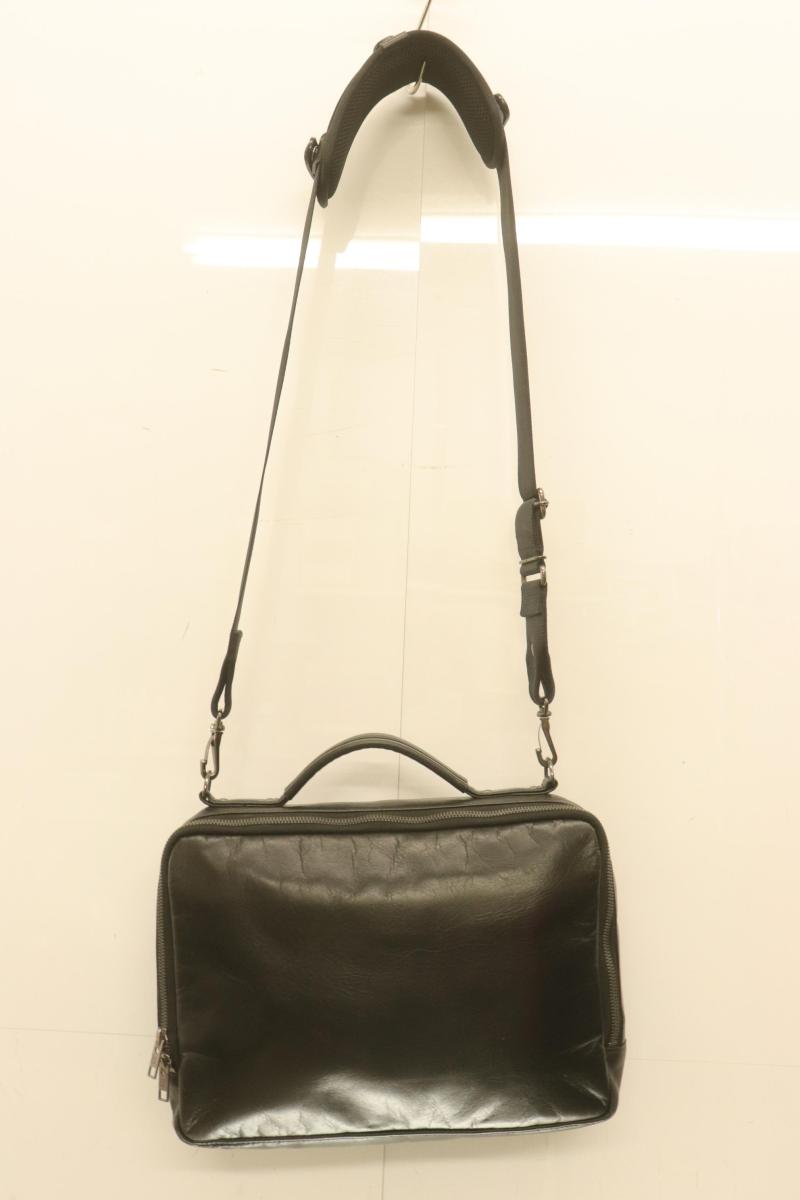 【中古】 LUGGAGE LABEL メンズビジネスバッグ -- ELEMENT 2WAYブリーフ入れもの LUGGAGE LABEL -- 黒 黒いこと 無地