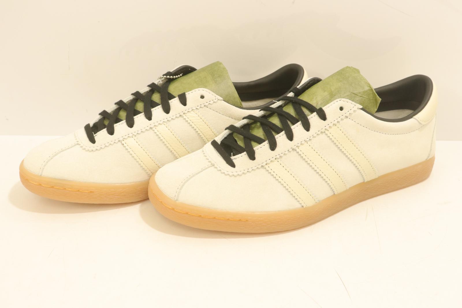 【中古】 adidas メンズスニーカー 26cm TOBACCO MUFC x STONE ROSES adidas 26cm アイボリー ロゴ KH9351|Style(ブランド古着のスタイル)