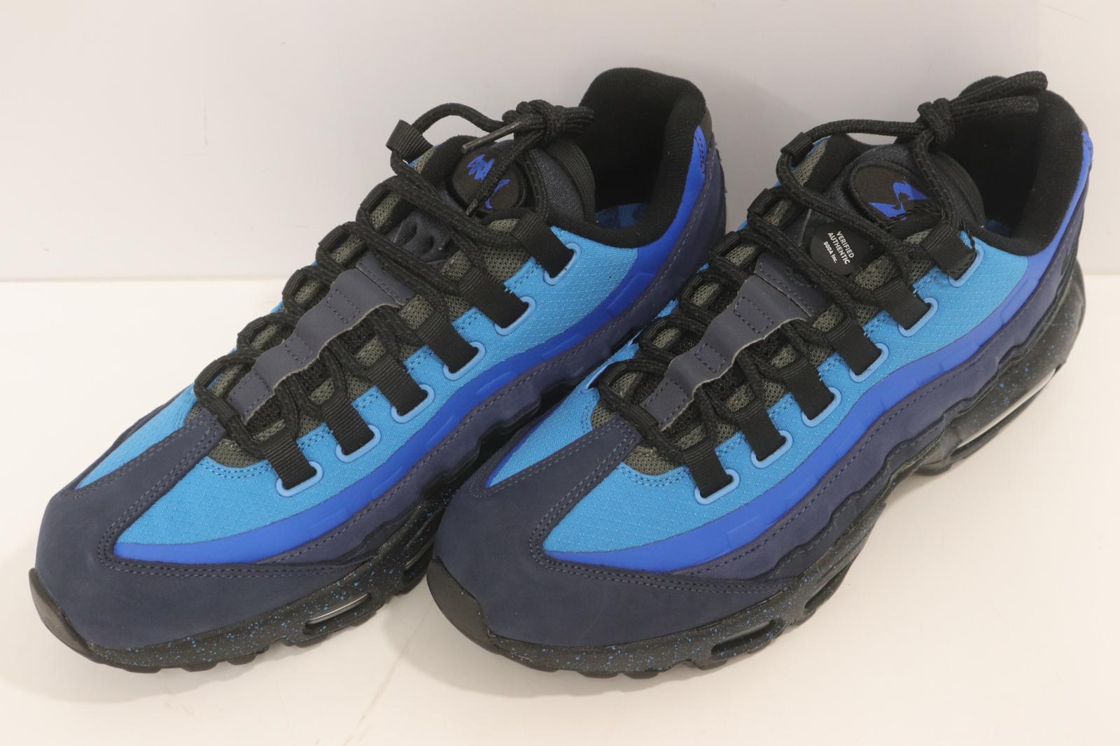 【中古】 NIKE メンズスニーカー 27.5cm STASH AIR MAX 95 SP NIKE 27.5cm 青 ブルー ロゴ|Style(ブランド古着のスタイル)