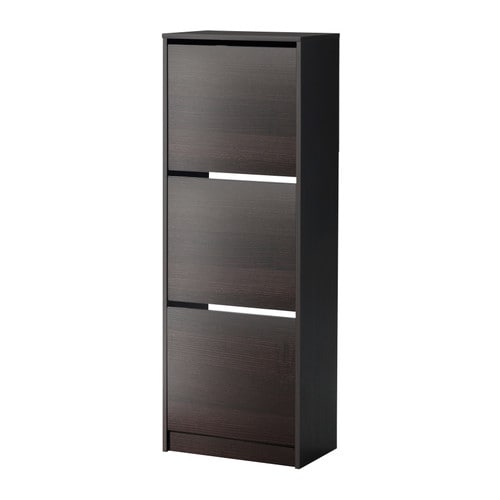 楽天市場 期間限定 Ikea イケア 通販 Bissa ビッサ 靴収納用キャビネット 2コンパートメント ブラック ブラウン D Webyセレクション 楽天市場店