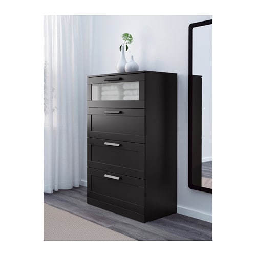 Webyselection Brimnes Yellowtail Chests Chest Drawer 4 White