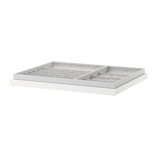 [IKEA/イケア/通販]KOMPLEMENT コムプレメント 引き出し式トレイ インサート付き, ホワイト[3](a)(69249376)｜WEBYセレクション　店