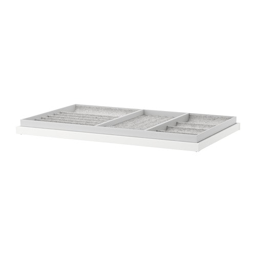 [IKEA/イケア/通信販売]KOMPLEMENT コムプレメント 抽き出し式お盆 挟みいれる付き添い人, 白いこと[4](a)(29249533)