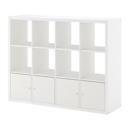 【送料込】IKEA カラックス　黒　キャビネット　インサート付き 送料込】IKEA カラックス 黒 キャビネット インサート付き