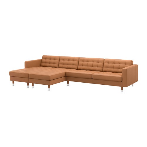 [IKEA/イケア/通信販売]LANDSKRONA ランズクローナ 5人掛け長いす, 寝腰掛け付き添い人/グラン/ボームスタード ゴールデン赤銅色/金属元素[6](a)(99269155)