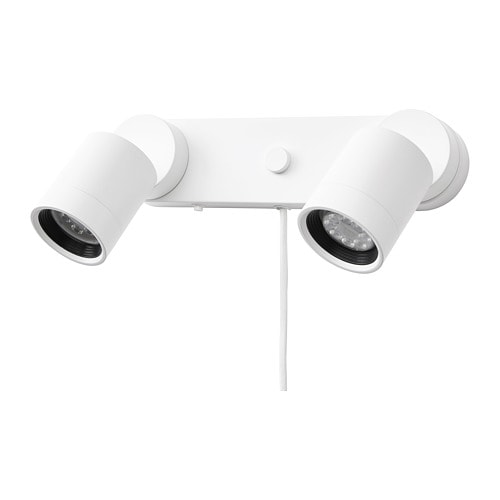 [IKEA/イケア/通販]NYMANE ニーモーネ ウォールランプ ダブル, ホワイト[A](c)(40428651)