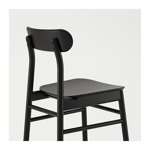 IKEA・イケア・通販】RONNINGE ロッニンゲ チェア, ブラック[E