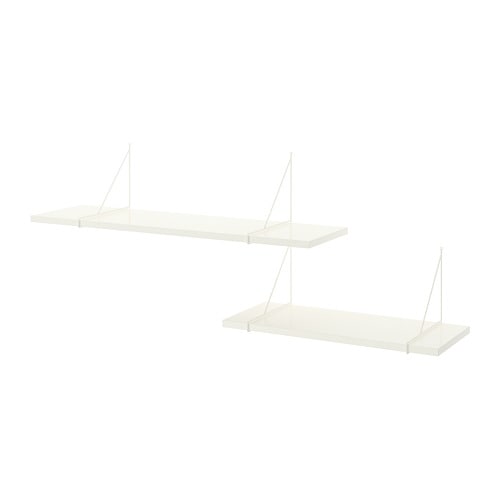 [IKEA/イケア/通信販売]BERGSHULT ベリスフルト / PERSHULT ペルスフルト ウォールシェルフコンビネーション, 白いこと/白いこと【北欧・仕合わせ】[6](a)(19291184) キャビネット・コンソール-収納家具