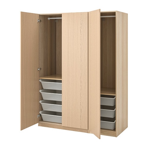 [IKEA/イケア/通販]PAX パックス ワードローブ, ホワイトステインオーク調/フォルサンド ホワイトステインオーク調[25](a)(79286090)