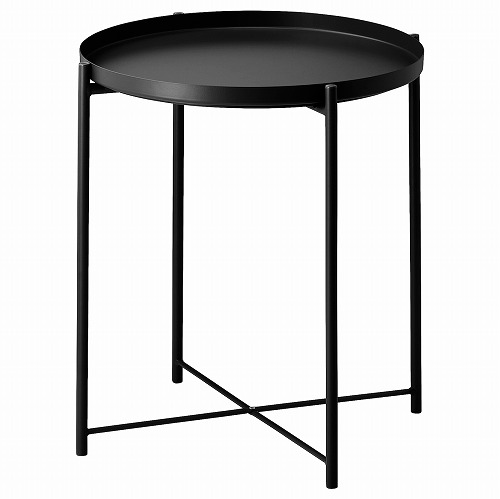 KRAGSTA クラーグスタ ネストテーブル2点セット, ブラック - IKEA