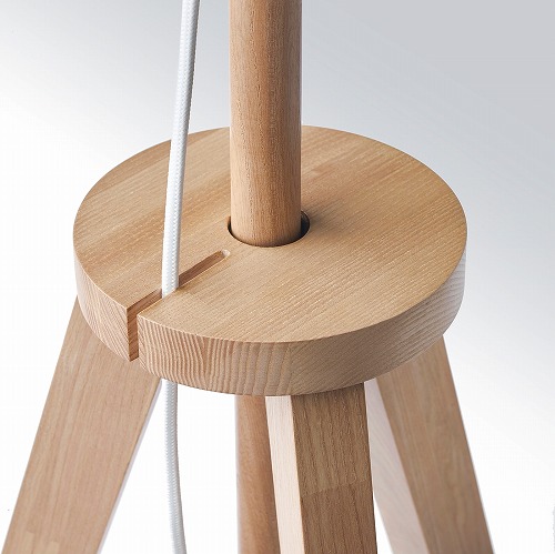 IKEA/イケア/通販]LAUTERS ラウテルス フロアランプ, アッシュ 