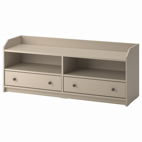 【美品】IKEA HAUGA ハウガ テレビ台 ホワイト 138x36x54 HAUGA ハウガ テレビ台, ホワイト, 138x36x54 cm - IKEA