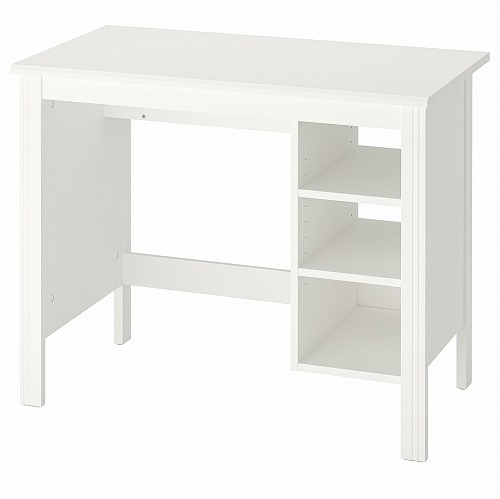 IKEA デスク★BESTA BURS ベストー ブルシュ 白 Amazon.com: IKEA Bestå Burs Desk, High Gloss White : Home