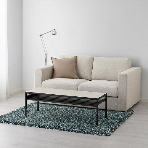 IKEA/イケア/通販]VINDUM ヴィンドゥム ラグ パイル長, ブルーグリーン