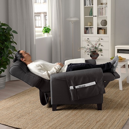 【IKEA/イケア/通販】MURENムーレンリクライニングチェア,レマルンダークグレー(30438556)