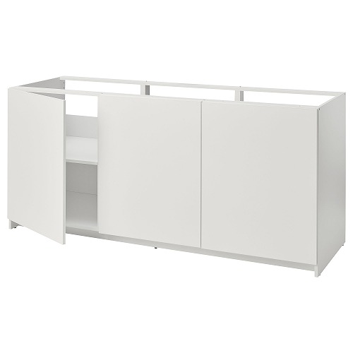 [IKEA/イケア/通信販売]KNOXHULT クノックスフルト 軍事基地押し入れ扉付き添い人, 白いこと[KE](a)(40502306)