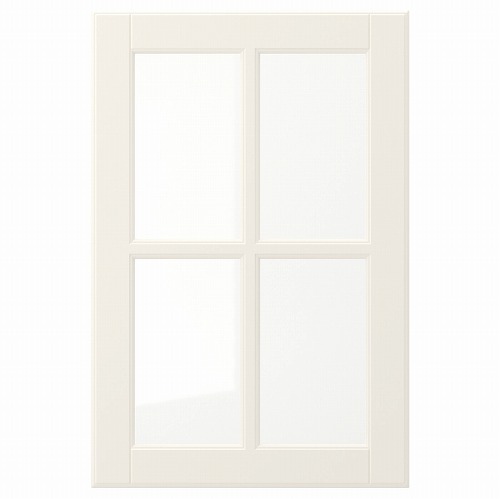 [IKEA/イケア/通販]BODBYN ボードビーン ガラス扉, オフホワイト[D](a)(50274568)｜WEBYセレクション　店 15,340円