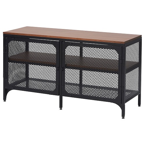 楽天市場】IKEA イケア シェルフユニット ブラック 100x95cm
