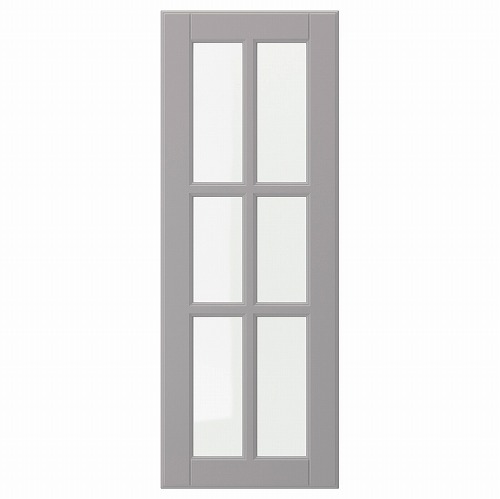 [IKEA/イケア/通販]BODBYN ボードビーン ガラス扉, グレー[D](a)(70387300)