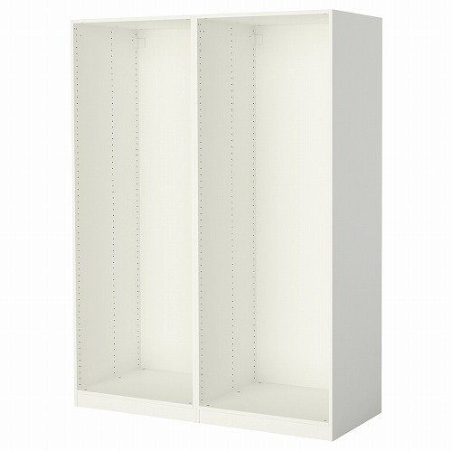 [IKEA/イケア/通信販売]PAX パックス ワードローブフレーム2個仕掛ける, 白いこと[LL](a)(09896018)